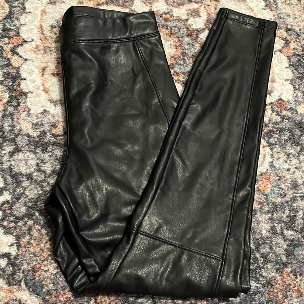 EXPRESS size XS faux leather legging moto pant